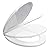 CYRRET Toilet Seat Round with Lid, Slow Close, Easy to Install and Clean, Durable Plastic, White, Replacement Toilet Seats, Fits Standard Round Toilets Bowl