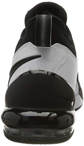 Tênis de basquete masculino Nike, UE, Black/Black/White, 7