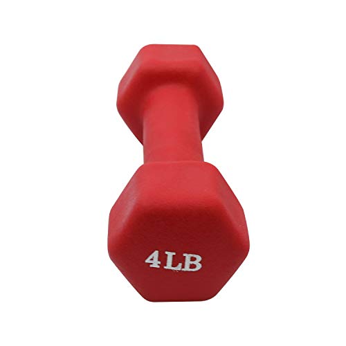 Innolife Neoprene Dumbbell, 4Lb For Child Women And Men (Single Red) #TOP1