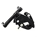 for Bike Bottle Cage Mount, Plastic Water Bottle Cage Clamp for Seat Post, Cycling Accessory for Hydration (Black)