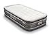 Noble Twin XL Size Luxury Double HIGH Raised Air Mattress Top Inflatable Upgraded Airbed with Built-in Pump Elevated Raised Air Mattress Quilt Top & 1-Year Warranty