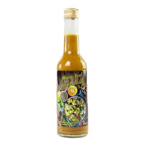 Imkerei zum Lederer - Honig-Senf Salatdressing – 350ml - Fein-würziges Dressing mit regionalem Honig aus eigener Imkerei (1er Pack)