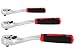 Produktbild 3 Hebel Umschaltknarre Knarre Ratschen Schlüssel Set 1/2' 3/8' 1/4' 72 Zähne Ratsche Standardratsche Feinverzahnt Hebel Schraubenschlüssel Kfz Chrom Vanadium Stahl Nuss Set 4 Kant Antrieb Nüsse