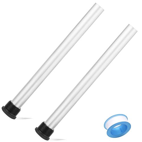 Image of 2 Pack RV Water Heater Anode Rod - 9.25 inch L x 3 /4 inch NPT, Replacement Part for Suburban Water Heater 232767