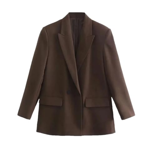 Blazer ample femme double boutonnage résolvez le manque d'élégance avec ce style vintage