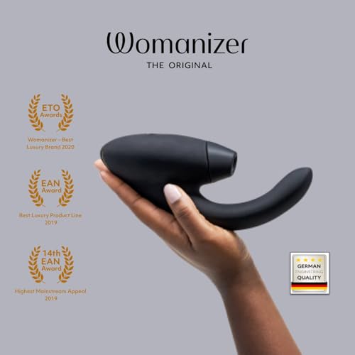 Image of Womanizer InsideOut Clitoral Vibrator Adult Sex Toys | Clitoris & G Spot Rabbit Vibrator with 12 Intensity Levels | Sexual Pleasure Tools for Women | Dildo Adult Toy | Clit Sucker Massager | Black