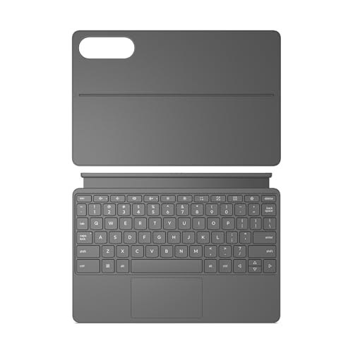 Miniatura 2 de Lenovo Pack Teclado Tablet Yoga Tab (Conexión Instantánea Pogo-Pin, Entrada Inteligente con IA, Trackpad Multigestual, 12 Teclas de Función Intuitivas) Incluye Teclado + Tapa Trasera – Gris Luna
