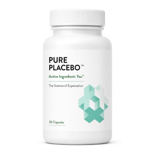 Pure Placebo™ Capsules – Expectation Experiment for Daily Routine & Mindset – Wellness Supplement for Intentional Habits and Self-Belief – Active Ingredient: You – 30 Capsules