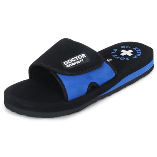Image of DOCTOR EXTRA SOFT Women's Care Orthopaedic and Diabetic Adjustable Strape Super Comfort Dr Sliders Flipflops and House Slippers for Women's & Girl's Slides D-52