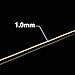 BENECREAT 18-Gauge Tarnish Resistant Gold Wire, 33-Feet/11-Yard Jewelry Beading Wire for Bracelet Necklace Jewelry Making