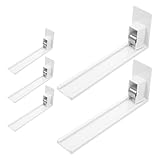 STOBAZA Automatischer Regalschieber 7.09 Zoll Kunststoff Schiebesystem Für Getränke Flaschen Und Dosen Supermarkt Kühlschrank Organizer 5-Teiliges Set
