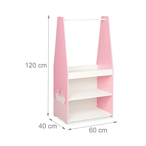 Relaxdays Stand Appendiabiti per Bambini, 3