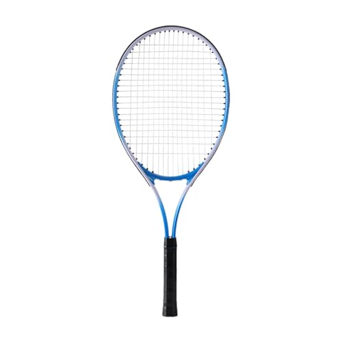 Raqueta de Tenis para Entrenamiento Liviano con Gran Zona Efectiva Superficie Resistente a Impactos Y Diseño para Control Sencillo Adecuada para Princ, Adultos Azul