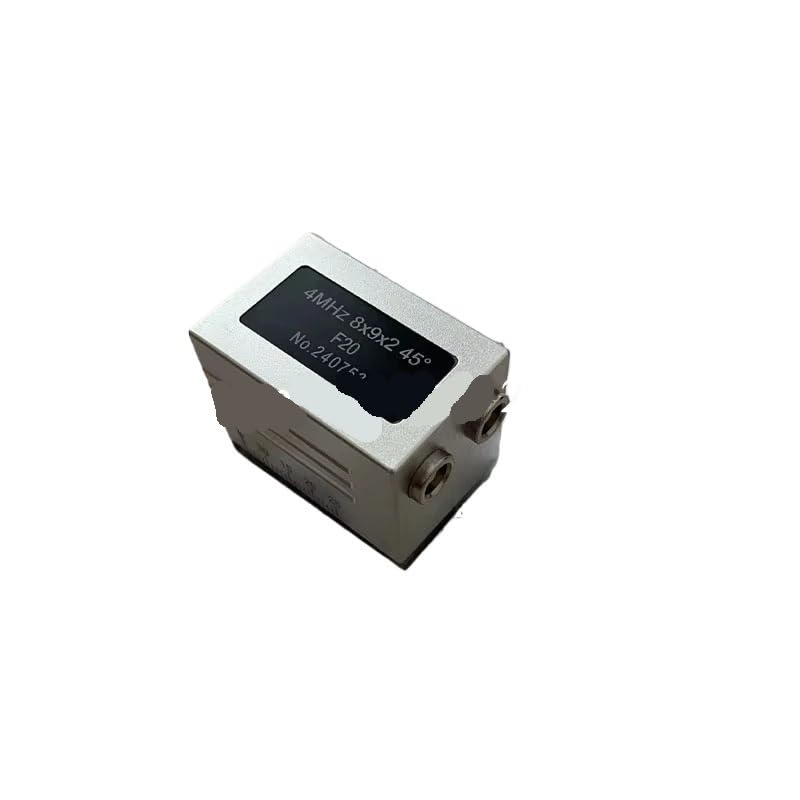 F20 4Mhz Dual Angle Probe Transducer for 8x9 5x10 SE NDT Longitudinal Wave(F20 4Mhz 8x9 60)