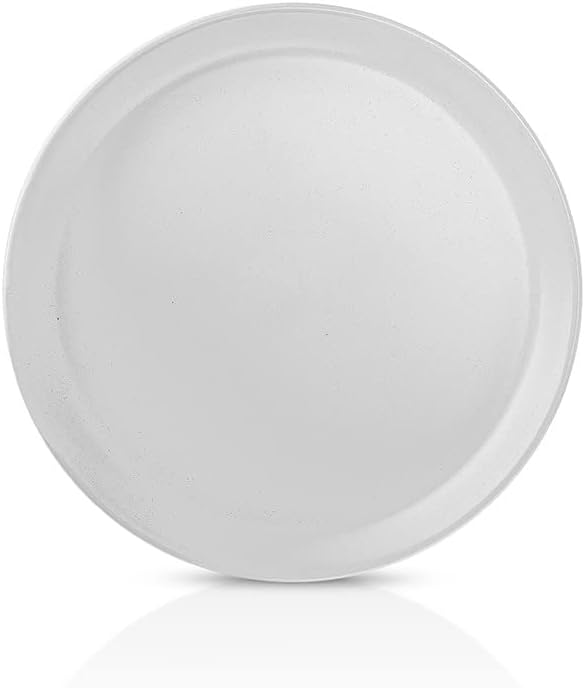 Stone Lain Stoneware Dish Set, 4 Salad Plates, Albie - Speckled White