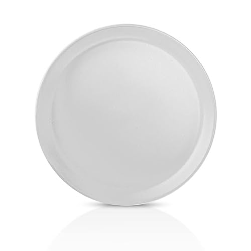 Stone Lain Stoneware Dish Set, 4 Salad Plates, Albie - Speckled White #TOP4