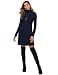 Hawiton Vestido de Punto para Mujer Elegante Vestido de Suéter de Cuello...