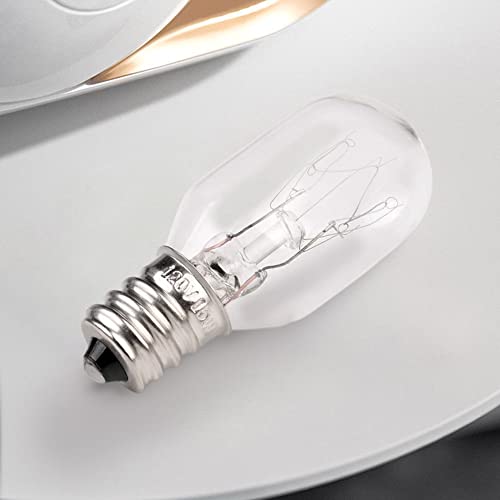 Parts Express Himalayan Salt Lamp Bulbs Original Salt Lamp, 6Pack E12 Candelabra Base Replacement Light Bulbs, 15 Watt Incandescent Bulbs For Plug-In Night Light (6, E12 15W T20) #TOP1