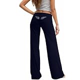 acsewater Sudadera con Capucha Oversize con Lentejuelas y alas de ángel Y2K para Mujer Pantalones Acampanados Informales Retro Futurista Sudadera para Mujer Pantalones Chándal