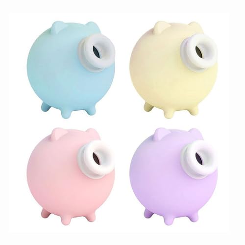 Estimulador Massageador de Clitóris com Pulsação Vibração Porquinho USB Recarregavél (Rosa)