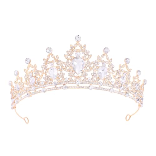 Princess Tiara and Crown for Women Wedding Tiaras for Bridal girls Tiaras and Crystal Crowns Rhinestone Headband Metal Hair Accessories for Costume Birthday Party Prom Gifts