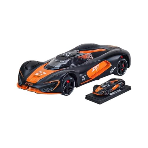 Image of Dodge SRT Tomahawk Sport Model Car 1:32 Scale Exclusive Alloy Metal Pull Back Die-cast Car Toy with Openable Doors & Light Music Boys Toys for Kids【Colors as Per Stock】