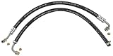 JEGS Power Steering Hose Kit | Fits GM Cars And Trucks | 3/8 � Rubber | Includes (1) 24� Long Pressure Hose And (1) 26� Long Return Hose