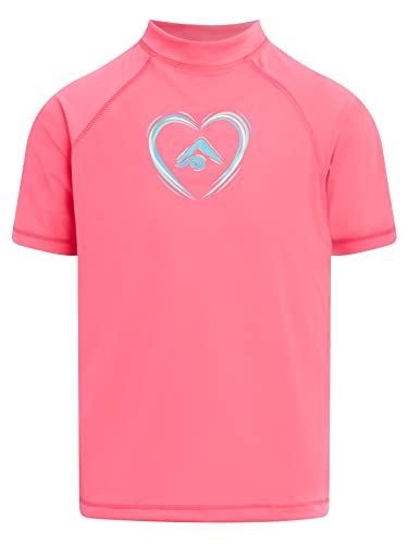 T-shirt anti-UV fille évite les coups de soleil pour les activités de natation