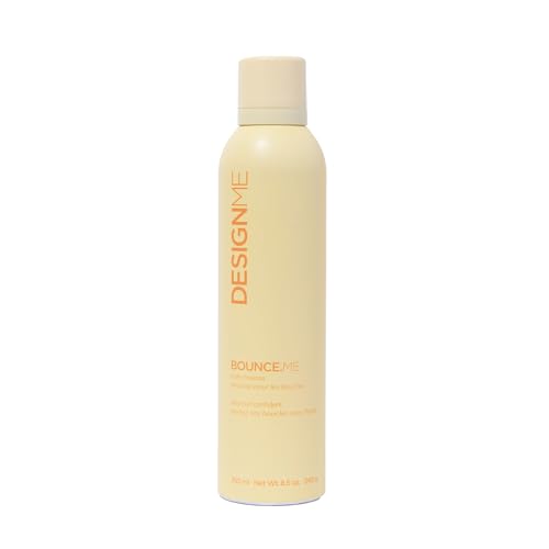 Design.Me BOUNCE.ME Curl Mousse | Lightweight Curl Defining Mousse for Wavy & Curly Hair | Frizz Control Humidity Resistant Alcohol-Free Mousse for Hair Styling | CGM Approved