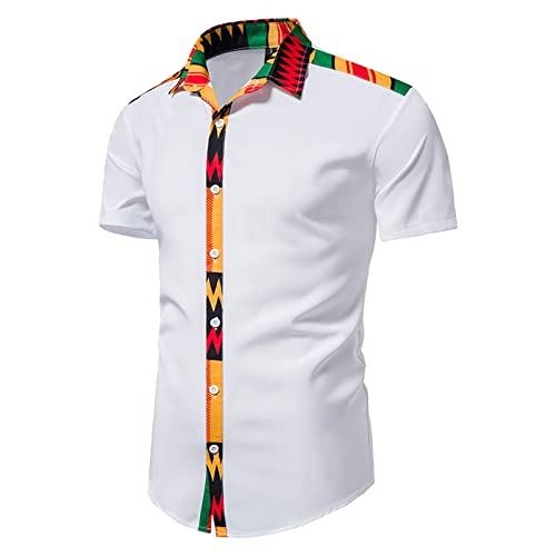 Chemise tropicale décontractée homme aux finitions soignées d'été