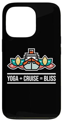 Yoga + Crucero = Bliss Cruise Ship Lover Cruising Squad Carcasa para iPhone 13 Pro