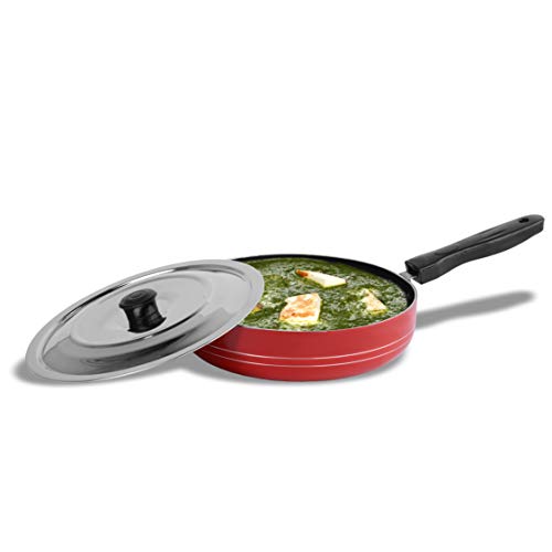 Image of Sumeet 2.6mm Non stick Fry Pan - 2 Ltr - 24cm Dia (Red)