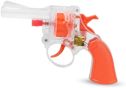 Diwali Ringcap Gun New Technology Ringcap Gun Toy Convulsing Shoot for Kids Ring not Include (Red-01) Harmless Toy Gun