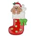 MAXORA Personalized Ornament Dog Stocking Presents for Christmas