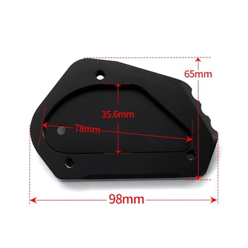 Extension béquille moto DL 650 idéale pour le camping et le trail
