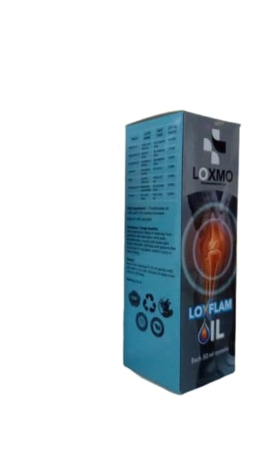 Loxmo LoxFlam Pain Relieving Oil | Ayurvedic Massage Oil for Joint & Muscle Care | 50 ml 2