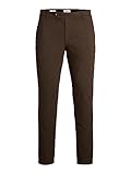 solid montijo chino shorts Mit Gürtelschlaufen Jack & Jones Herren JPSTMARCO JJCONNOR AKM NOOS Chino-Hose, Seal Brown/Detail:SOLID, 30/34