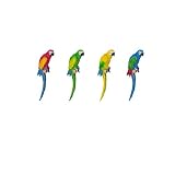 MKKM Novelty Wall Hangings,Wall Decorations Pastoral Creative Three-Dimensional Resin Parrot Wall Mu