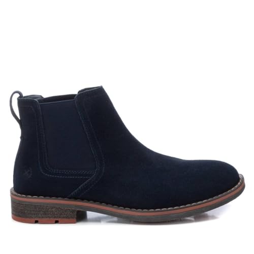 XTI - Botín Hombre Navy - Calzado Cómodo y Versátil - Moda casual - Modelo 14326503 (Talla 41)