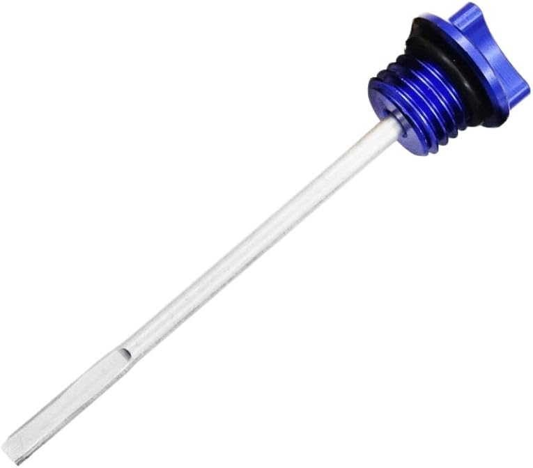 M20 CNC Aluminum Oil Dipstick Gauge Plug Compatible with Motorcycle ATV Engines Universal Fit for Motocross Parts(Black)