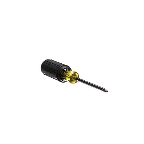Klein Tools 662 #2 Square-Recess Tip Screwdriver with 4-Inch Round Shank and Cushion Grip Handle