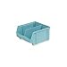 Hang and Stack Bin, 9-3/8 in L, Light Blue