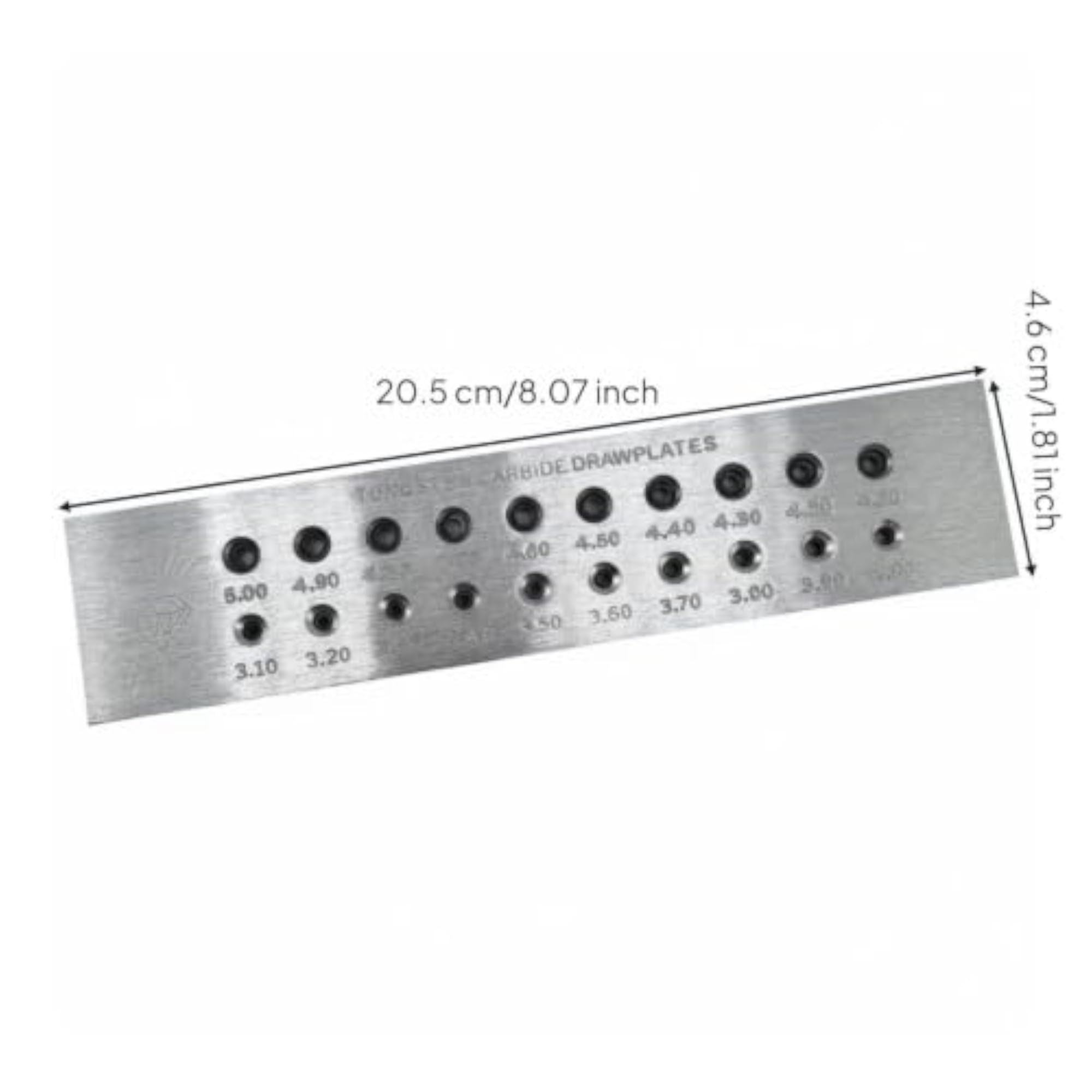 Precision Sizing Hexagonal Wire Draw Plate for Jewelers