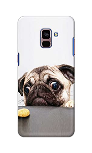 Image of PRINTFIDAA� Printed Hard Back Cover Case for Samsung Galaxy A8 Plus | A8+ Back Cover (Pug Dog) -2808
