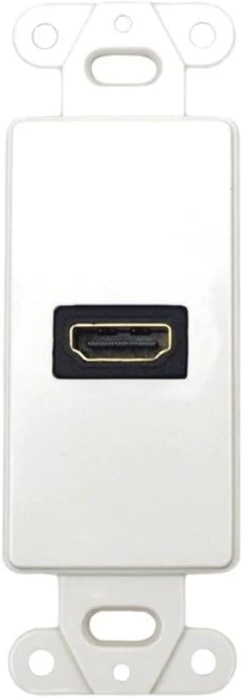 Amazon.com: Datacomm Electronics 20-4501-WH Connect Wall Plate Insert ...