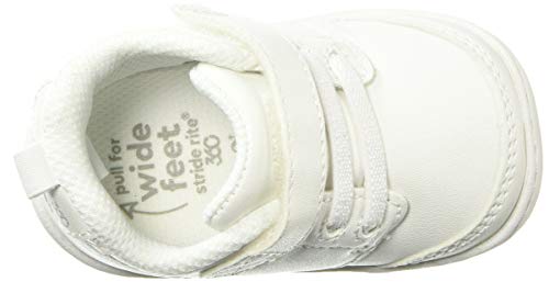 Stride Rite 360 Boys Taye 2.0 First Walker Shoe, White, 6 Toddler #TOP4