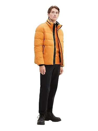 TOM TAILOR Herren Puffer-Jacke mit abnehmbarer Kapuze – Ansicht 2