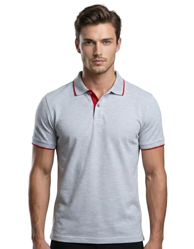 Image of Scott International Cotton Polo T Shirt | Collar Tshirts | Half Sleeves Plain T Shirt | T-Shirt |Tshirt for Men Stylish | Men's Tshirt