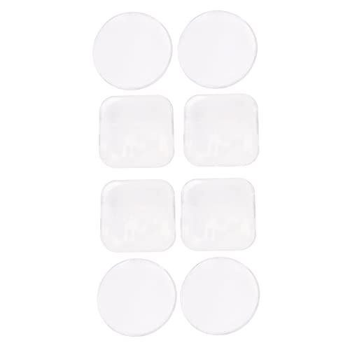 IWOWHERO Silicone Lash Pads Set 8pcs Eyelash Holder Pallets for Comfortable Lash Application