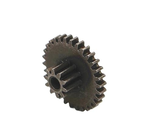 Bevel Gear Pinion Hardware Mechanical 1pcs 0.5M Duplex Gear 0.5M 10T 30T Dual Gear DIY Gearbox 2.5mm Hole Diameter(Height 5mm)